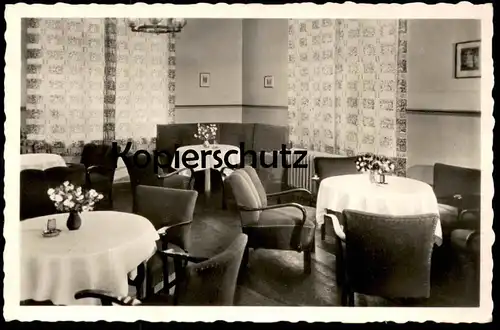 ÄLTERE POSTKARTE CLAUSTHAL-ZELLERFELD JOHANNESER KURHAUS GESELLSCHAFTSZIMMER OBERHARZ AK Ansichtskarte cpa postcard