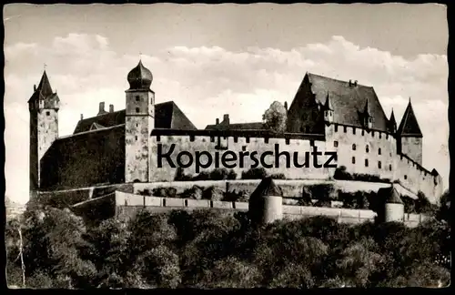 ÄLTERE POSTKARTE COBURG VESTE TOTALANSICHT 1956 Burg chateau castle Ansichtskarte AK cpa postcard