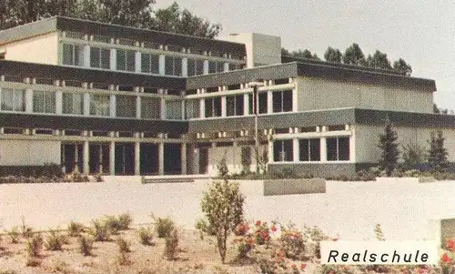 ÄLTERE POSTKARTE LEICHLINGEN RHEINLAND FREIBAD AM STADTPARK RODERBIRKEN REALSCHULE NRW AK Ansichtskarte cpa postcard