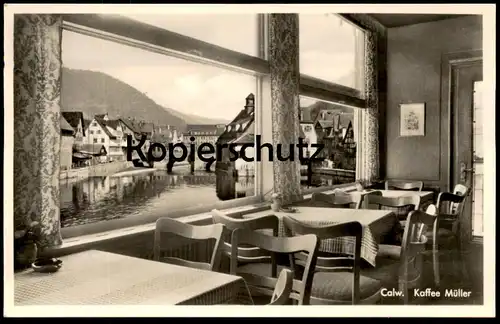 ÄLTERE POSTKARTE CALW KAFFEE MÜLLER Baden-Württemberg AK Ansichtskarte cpa postcard