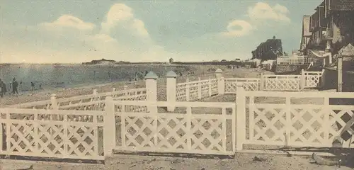 ALTE POSTKARTE URVILLE-HAGUE LA PLAGE 1940 Urville-Nacqueville Strand beach Ansichtskarte AK cpa postcard