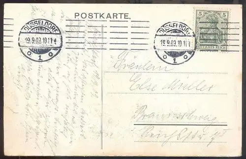 ALTE POSTKARTE Z. III GRAF ZEPPELIN LUFTSCHIFF STEMPEL 19.09.1909 Airship dirigeable aéronef aérostat cpa Ansichtskarte