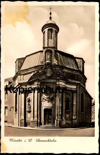 ALTE POSTKARTE MÜNSTER CLEMENSKIRCHE 1936 Kirche church église clemens Ansichtskarte AK postcard cpa