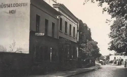ALTE POSTKARTE DÜSSELDORFER HOF ROLANDSECK GARAGE DAMPFLOK STEAM TRAIN locomotive à vapeur Remagen Rhein postcard cpa AK