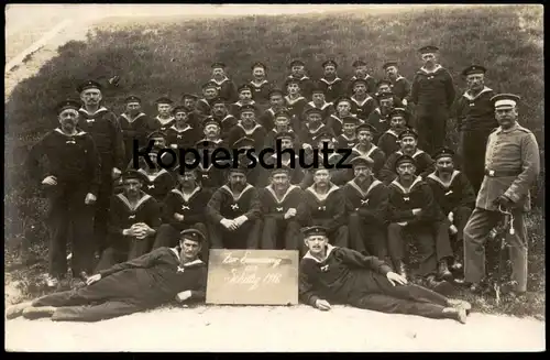 ALTE FOTO POSTKARTE SCHILLIG KOMPANIE MATROSENARTILLERIE Artillerie Soldat Soldaten Marine Horumersiel Wangerland photo