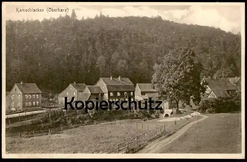 ALTE POSTKARTE KAMSCHLACKEN OBERHARZ Harz Osterode Riefensbeek-Kamschlacken Ansichtskarte AK postcard cpa