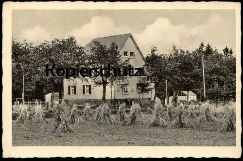 ALTE POSTKARTE EIFELHAUS REICHSBAHN RAMSCHEIDERHÖHE ÜBER HELLENTHAL EIFEL Ansichtskarte postcard cpa