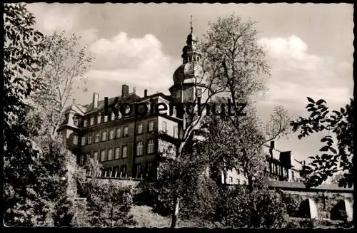 ALTE POSTKARTE BAD BERLEBURG FÜRSTLICHES SCHLOSS 1955 castle chateau cpa postcard Ansichtskarte AK