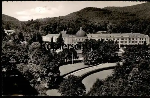 ÄLTERE POSTKARTE BAD WILDUNGEN 1954 BADEHOTEL MIT GEORG-VIKTOR-QUELLE Ansichtskarte AK cpa postcard