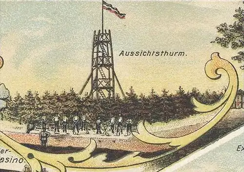 ALTE LITHO POSTKARTE GRUSS AUS DER SENNE TRUPPENÜBUNGSPLATZ SENNELAGER PADERBORN SOLDATEN WACHTLOCAL SENNEKRUG Soldat AK