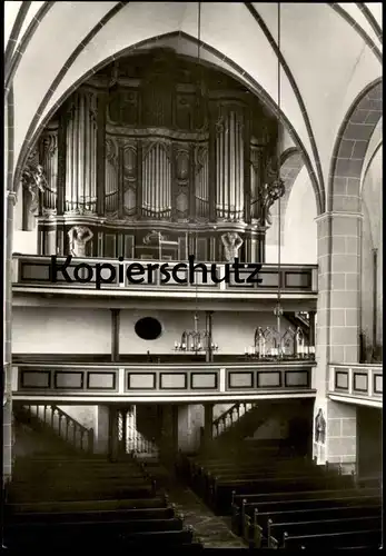 ÄLTERE POSTKARTE HAVELBERG ST. LAURENTIUS KIRCHE WAGNER SCHOLZE ORGEL Scholtze interieur l'eglise orgue organ postcard