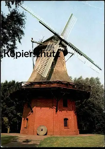 ÄLTERE POSTKARTE BAD ZWISCHENAHN WINDMÜHLE MÜHLE IM FREILANDMUSEUM Mill Moulin Windmill Molen postcard AK Ansichtskarte