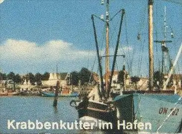 POSTKARTE FEDDERWARDERSIEL BURHAVE REGATTA HAFEN YACHTHAFEN MÖWEN KRABBENKUTTER KUTTER SEEHUND seal fishing postcard AK