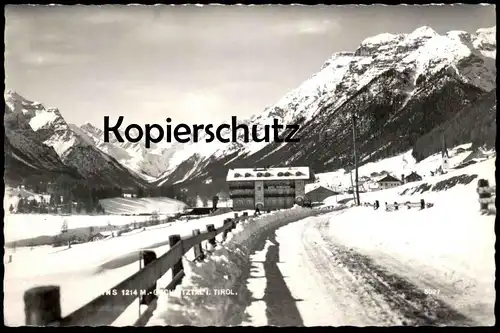 ÄLTERE POSTKARTE TRINS 1961 GSCHNITZTAL TIROL bei Fulpmes Gries Steinach Gschnitz Mühlbachl Neustift Schnee Snow Winter
