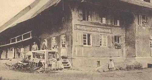 ALTE POSTKARTE KIRCHZARTEN GASTHAUS ZUM HIMMELREICH BEI FREIBURG SCHWARZWALD BLACK FOREST cpa postcard AK Ansichtskarte