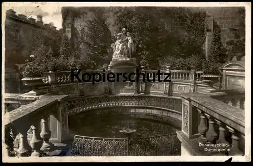 ALTE POSTKARTE DONAUESCHINGEN DONAUQUELLE Quelle spring source Ansichtskarte AK cpa postcard
