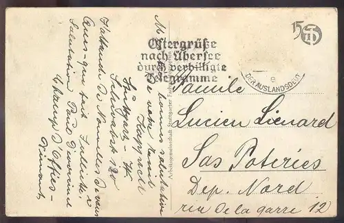 ALTE POSTKARTE STUTTGART A. H. KAMPFBAHN STADION Stadium Stade 1940er 40er cpa postcard AK Ansichtskarte