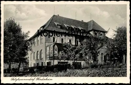 ALTE POSTKARTE SALZHEMMENDORF BEI HAMELN KINDERHEIM 1938 Children's Home foyer d'enfants