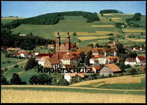 ÄLTERE POSTKARTE ST. PETER IM SCHWARZWALD PANORAMA Kirche church église black forest Ansichtskarte AK postcard cpa