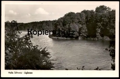 ALTE POSTKARTE HOLSTEINISCHE SCHWEIZ UGLEISEE PANORAMA EUTIN UKLEISSE Uglei See Ansichtskarte AK cpa postcard