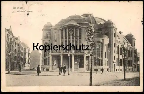 ALTE POSTKARTE BOCHUM APOLLO THEATER 1910 Apollotheater Theatre Oper Ansichtskarte AK cpa postcard