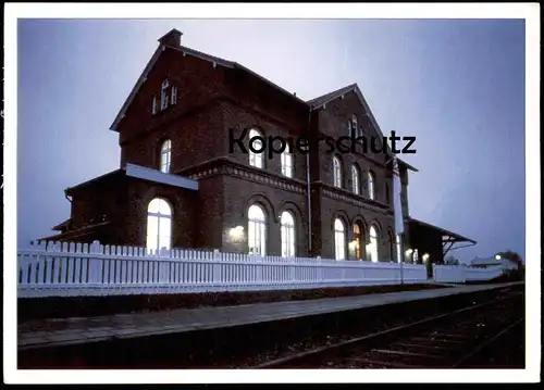 POSTKARTE BAHNHOF HEIMATHAUS DARFELD ROSENDAHL KREIS BORKEN Station Gare Ansichtskarte AK cpa postcard