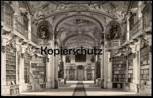 ALTE POSTKARTE STIFT ADMONT BIBLIOTHEK 1933 bei Liezen Stiftsbibliothek Library Bibliotheque Ansichtskarte cpa postcard