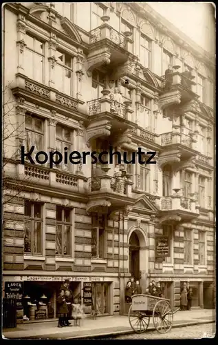 ALTE POSTKARTE HAMBURG VON-DER-TANN-STRASSE 7 SCHUHMACHER POSPIECH LAGER TAFELBUTTER F. HEINRICH AHRENS Foto photo AK