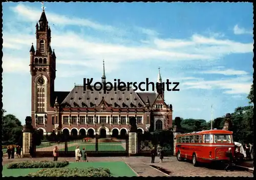 ÄLTERE POSTKARTE S. GRAVENHAGE DEN HAAG VREDESPALEIS Bus Autobus uit Amsterdam Ansichtskarte cpa postcard 's-gravenhage
