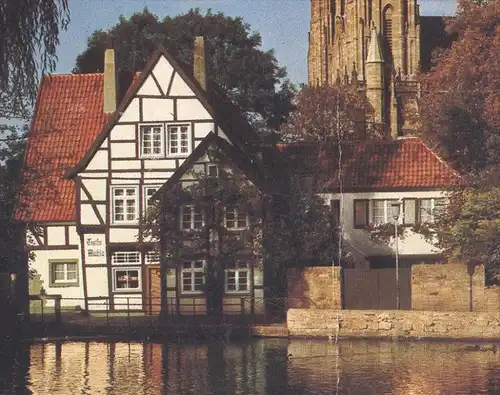 ÄLTERE POSTKARTE SOEST TEICHSMÜHLE Mühle Wassermühle moulin à eau water mill Ansichtskarte AK cpa postcard