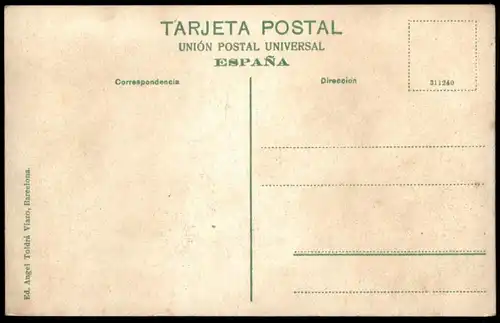 ALTE POSTKARTE BARCELONA JARDIN ZOOLOGIQUE ZOO PARQUE ZOOLOGICO ELEPHANT ZEBRA Zèbre Elefant Elefante Tusker Cebra cpa