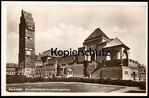 ALTE POSTKARTE DARMSTADT KÜNSTLERKOLONIE-AUSSTELLUNGSHAUS cpa postcard AK Ansichtskarte