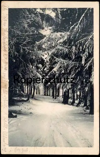 ALTE POSTKARTE WINTERPRACHT ALTENBERG STEMPEL FREMDENHOF ZUR POST MAX KLÖSS ERZGEBIRGE WINTER hiver Schnee snow neige AK