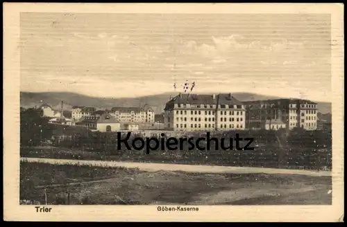 ALTE POSTKARTE TRIER TRÈVES GÖBEN-KASERNE GÖBENKASERNE barracks casern cpa postcard Ansichtskarte AK