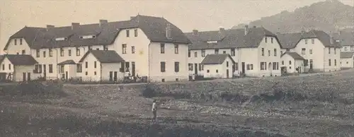 ALTE POSTKARTE ESCH-ALZETTE BEAMTEN- & ARBEITERKOLONIE VEREINIGTEN HÜTTENWERKE SCHIFFLINGEN LUXEMBURG LUXEMBOURG Esch AK