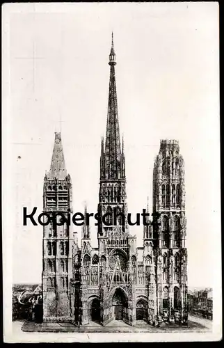 ÄLTERE POSTKARTE ROUEN LA CATHÉDRALE Kirche church église cpa postcard AK Ansichtskarte