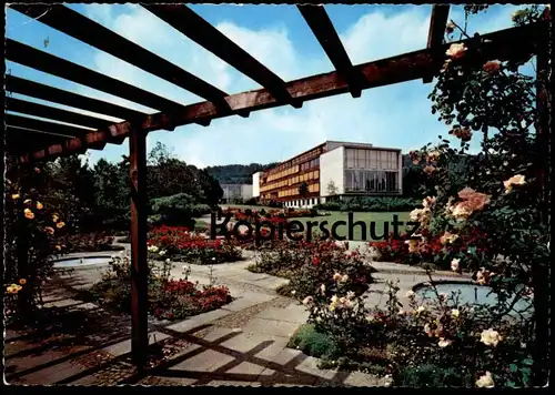 ÄLTERE POSTKARTE BIELEFELD PÄDAGOGISCHE AKADEMIE IM ROSENGARTEN Garden Blume Flower Fleur Flowers Rosen Rose postcard