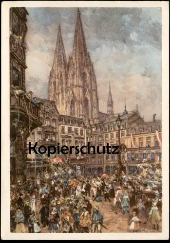 ALTE POSTKARTE KÖLN KÖLSCHE FASTELOVEND KARNEVAL Carneval Carnaval Carnival Fasching Ganzsache Cöln Cologne Folklore cpa