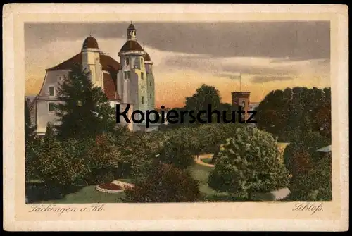 ALTE POSTKARTE BAD SÄCKINGEN AM RHEIN SCHLOSS Garten castle chateau cpa postcard AK Ansichtskarte