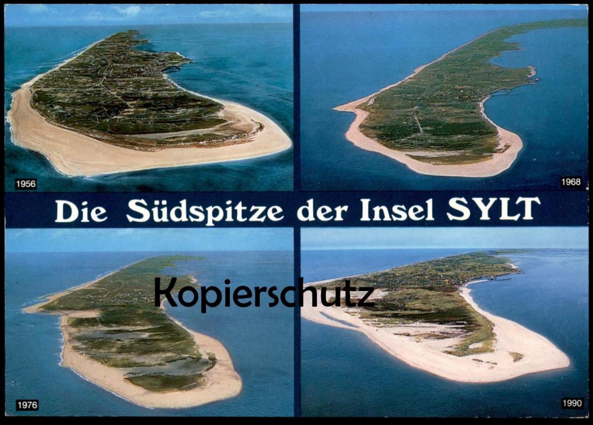Insel Sylt um 1970/80 Postkarte ungelaufen Yacht Hafen MUNKMARSCH Nordsee 