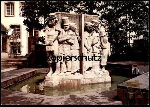 ÄLTERE POSTKARTE KÖLN OSTERMANNBRUNNEN Brunnen Willi Ostermann fountain fontaine puits cpa postcard Ansichtskarte