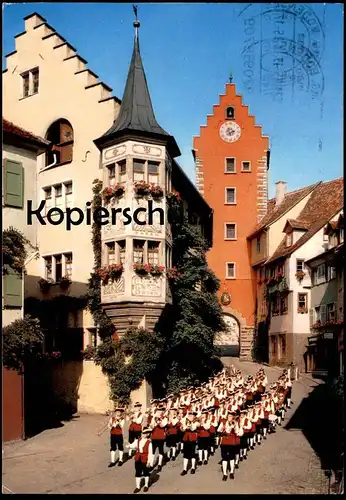 POSTKARTE MEERSBURG Bodensee Tracht Knabenmusik Kapelle Musikkapelle traditional costume musique cpa postcard AK