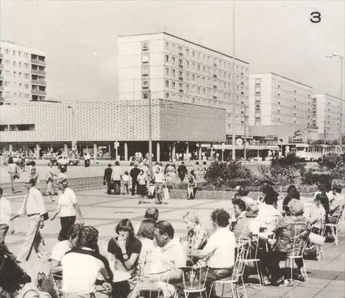 ÄLTERE POSTKARTE MAGDEBURG ABBA WERBUNG THEATER DES FRIEDENS Denkmal Interhotel International Restaurant Moskwa Café AK