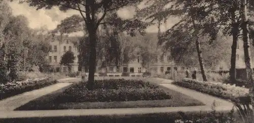 ALTE POSTKARTE RHEYDT BOTANISCHER GARTEN AM KAISERPARK MÖNCHENGLADBACH Park Parque Parc Garden Jardin cpa postcard AK