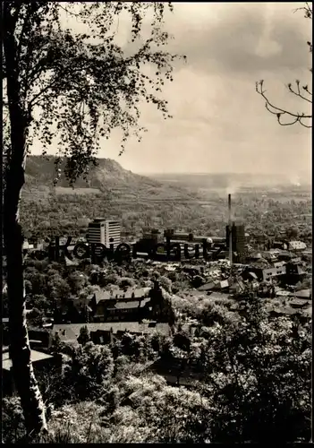 ÄLTERE POSTKARTE JENA BLICK AUF DIE ZEISSWERKE Carl Zeiss Industrie Fabrik cpa postcard AK Ansichtskarte