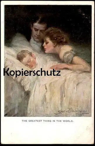 ALTE POSTKARTE CLARENCE F. UNDERWOOD THE GREATEST THING IN THE WORLD Enfant Bébé Baby M. M. Vienne M. Munk cpa postcard