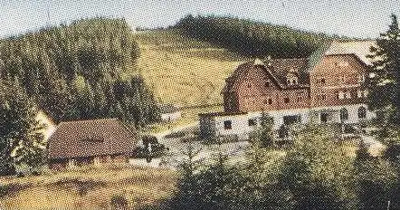 POSTKARTE SCHWARZWALD HOCHSTRASSE UNTERSTMATT DARMSTÄDTER HÜTTE BAZAR BÜHLERHÖHE MARIA-FRIEDEN SAND Route Road Pass