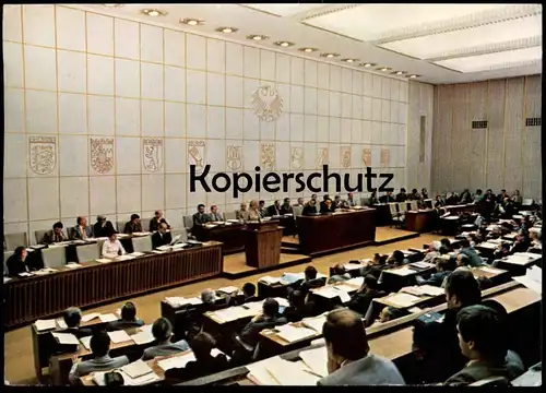 ÄLTERE POSTKARTE BUNDESRAT BONN PLENARSITZUNG Parlament Parliament Parlement Politik Politics Policy Politique Germany