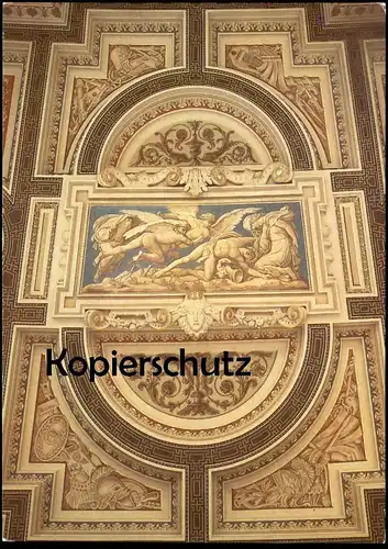 POSTKARTE DRESDEN SEMPEROPER OBERES RUNDFOYER DIONYSOS VON TITANEN BESIEGT OPER SAAL OPERA cpa postcard AK Ansichtskarte