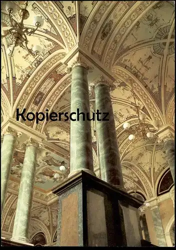 ÄLTERE POSTKARTE DRESDEN SEMPEROPER OBERES VESTIBÜL ZWINGERSEITE OPER SAAL OPERA cpa postcard AK Ansichtskarte